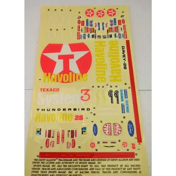 Davey Allison phone Havoline Columbia tel.com Landline Telephone New, Never Used - Picture 6 of 11